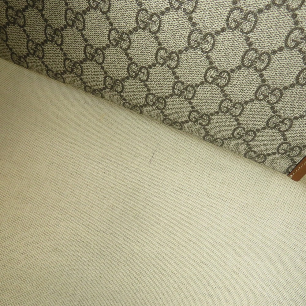 Gucci GG Supreme Sherry Line Tote Bag Brown - Picture 8 of 11